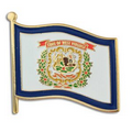 West Virginia State Flag Pin